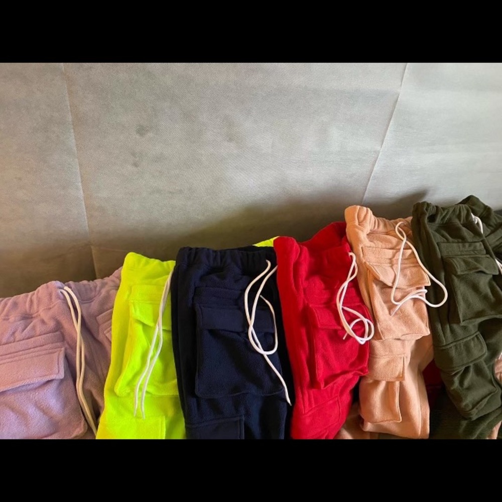 Fleece Cargo Sweats Brand New ALL Sizes!